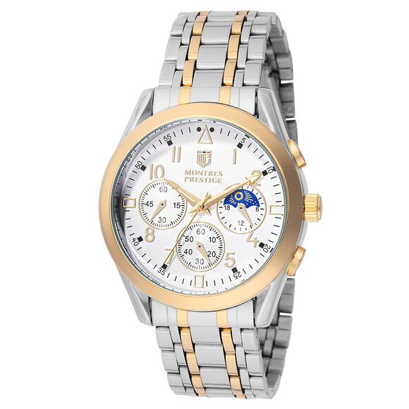 Invicta X Montres Prestige Men's 40mm, Steel, Gold Watch New - Picture 1 of 2